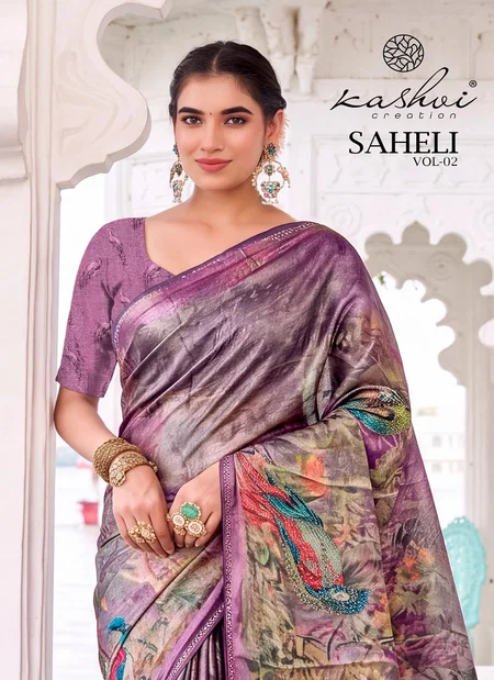 Saheli Vol 2 By Kashvi Shine Digital Printed Saree